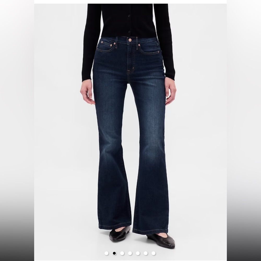 GAP High Rise 70s Flare Jeans